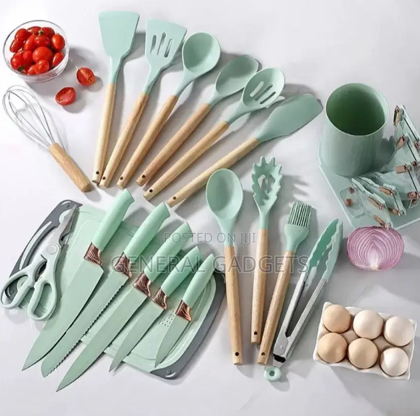 Silicon Kitchen Utensils Cooking Set