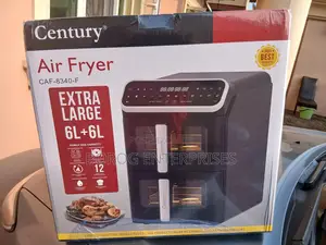 Dual Basket Air Fryer Caf-8430-F - 3000w - 12l