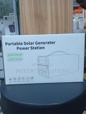 Portable Solar Generator, Power Station 220w/300w, 110v/300w