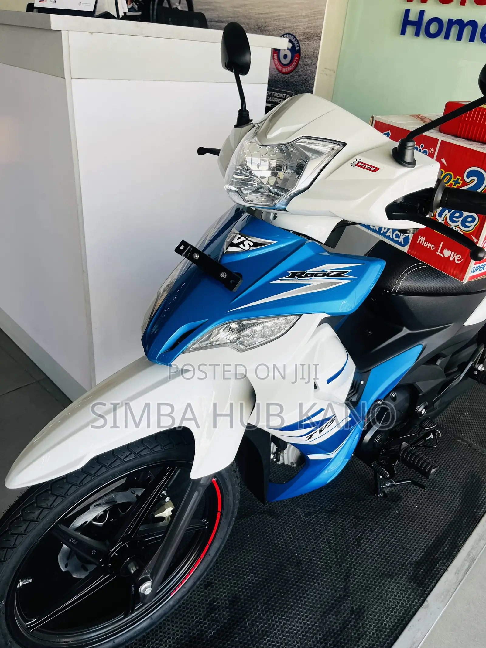 New TVS 2025 Blue