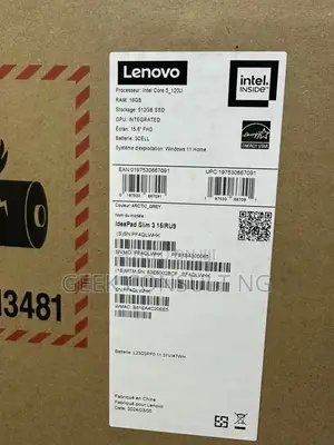 New Laptop Lenovo Ideapad 3 16GB Intel Core 5 SSD 512GB