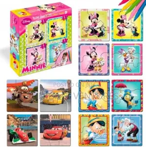 Disney Character 4 Mini Puzzles