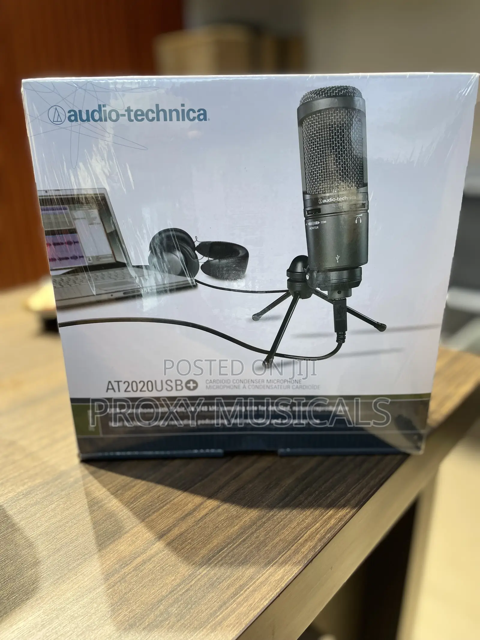 Audio Technica At2020 Cardioid Condenser Studio Microphone
