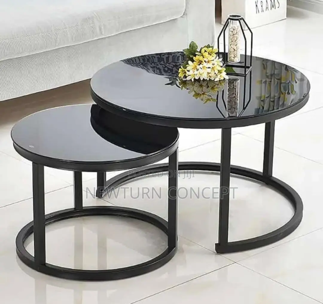 Double Glass Center Table