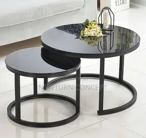 Double Glass Center Table