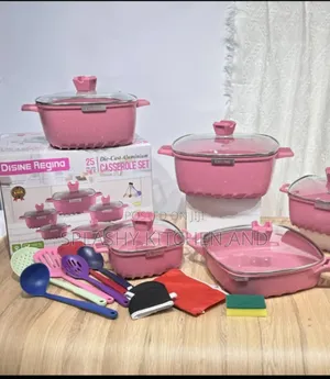 Divine Regina 25pcs Die Cast Aluminum Casserole Pot Set
