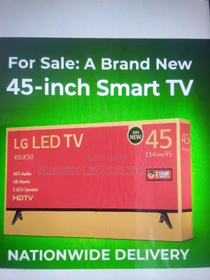 45 Inches Smart Tv With Wifi Audio New Led 2025
