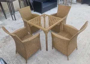 Restaurant Rattan Chairs and Table