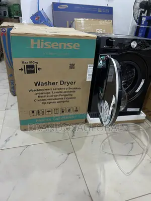 Hisense Frontload Automatic Machine With Multi Programs - 12kg/8kg