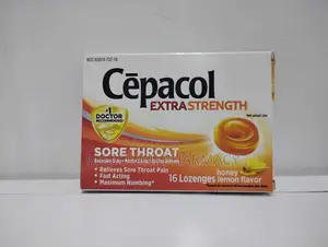 Cepacol Extra Strength Sore Throat Lozenges Honey Lemon – 16 Count