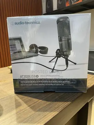 Audio Technica At2020 Cardioid Condenser Studio Microphone