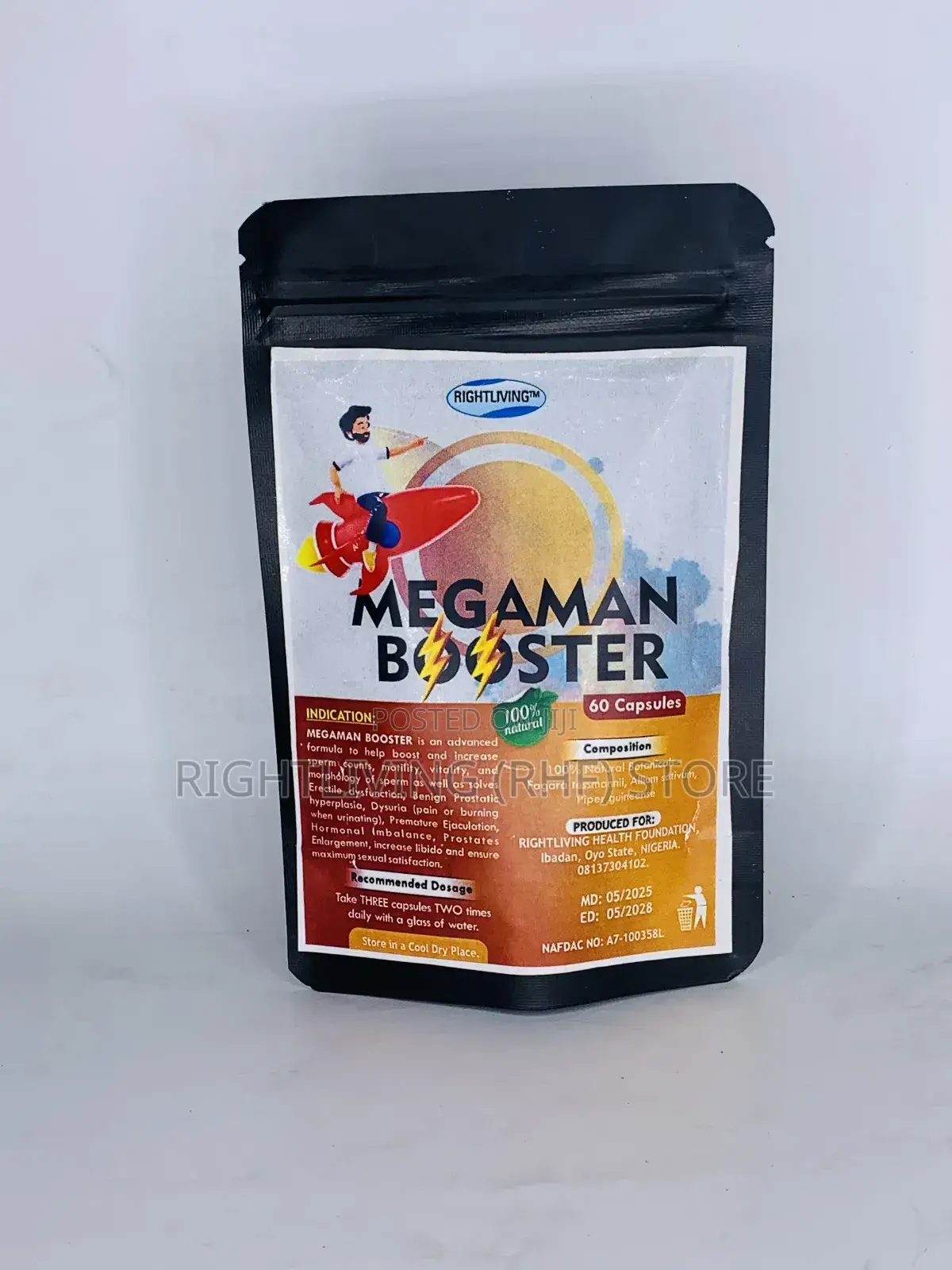 Megaman Booster (3 Packs) 1 Month