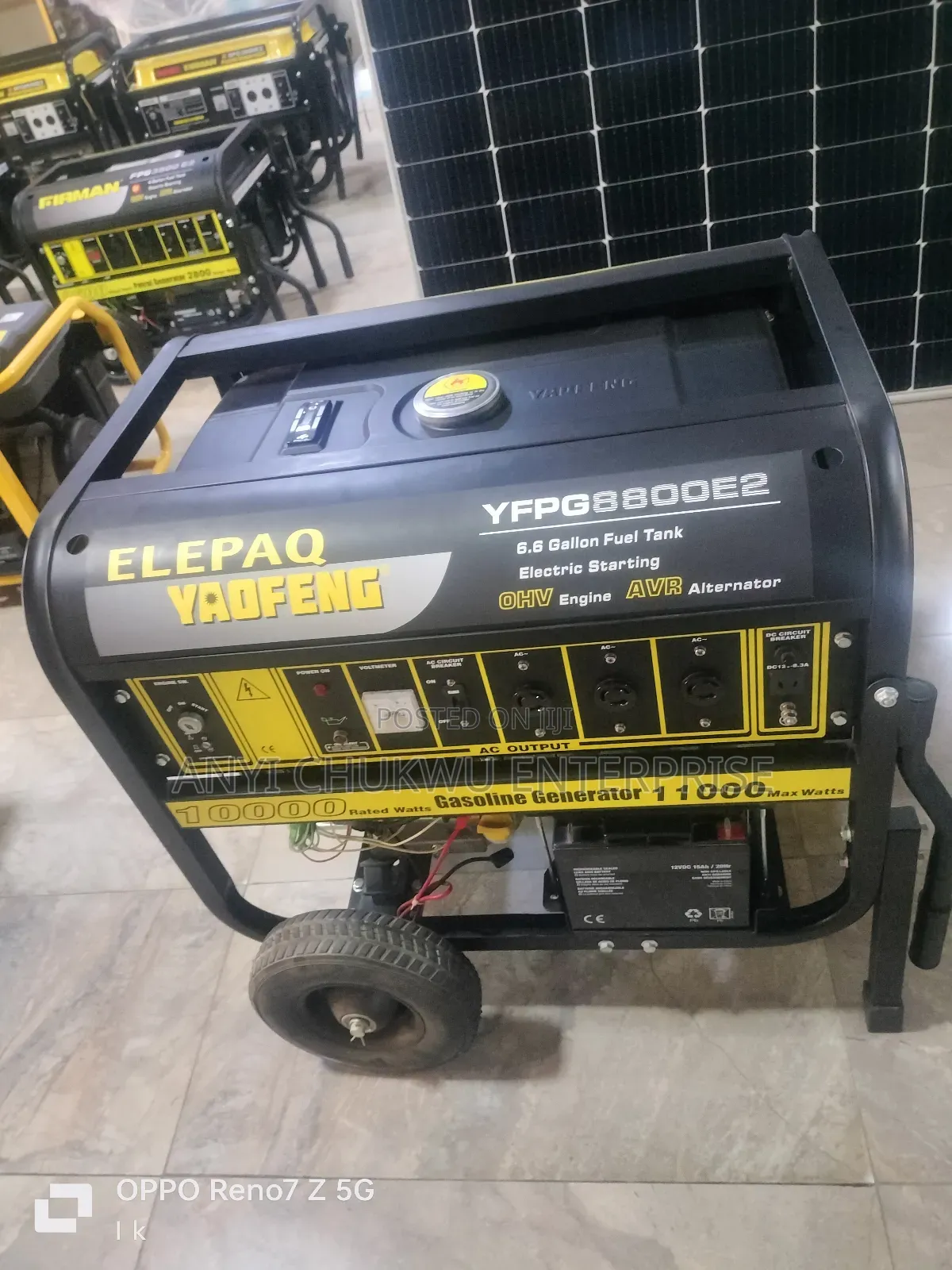 Elepaq Yadfeng Yfpg 88000e2 11kva 100%Copper