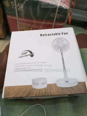 Extendable 180° Fan