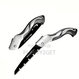 1pc Industrial Grade Steel Folding Saw, Manual Cutting Tool With Anti