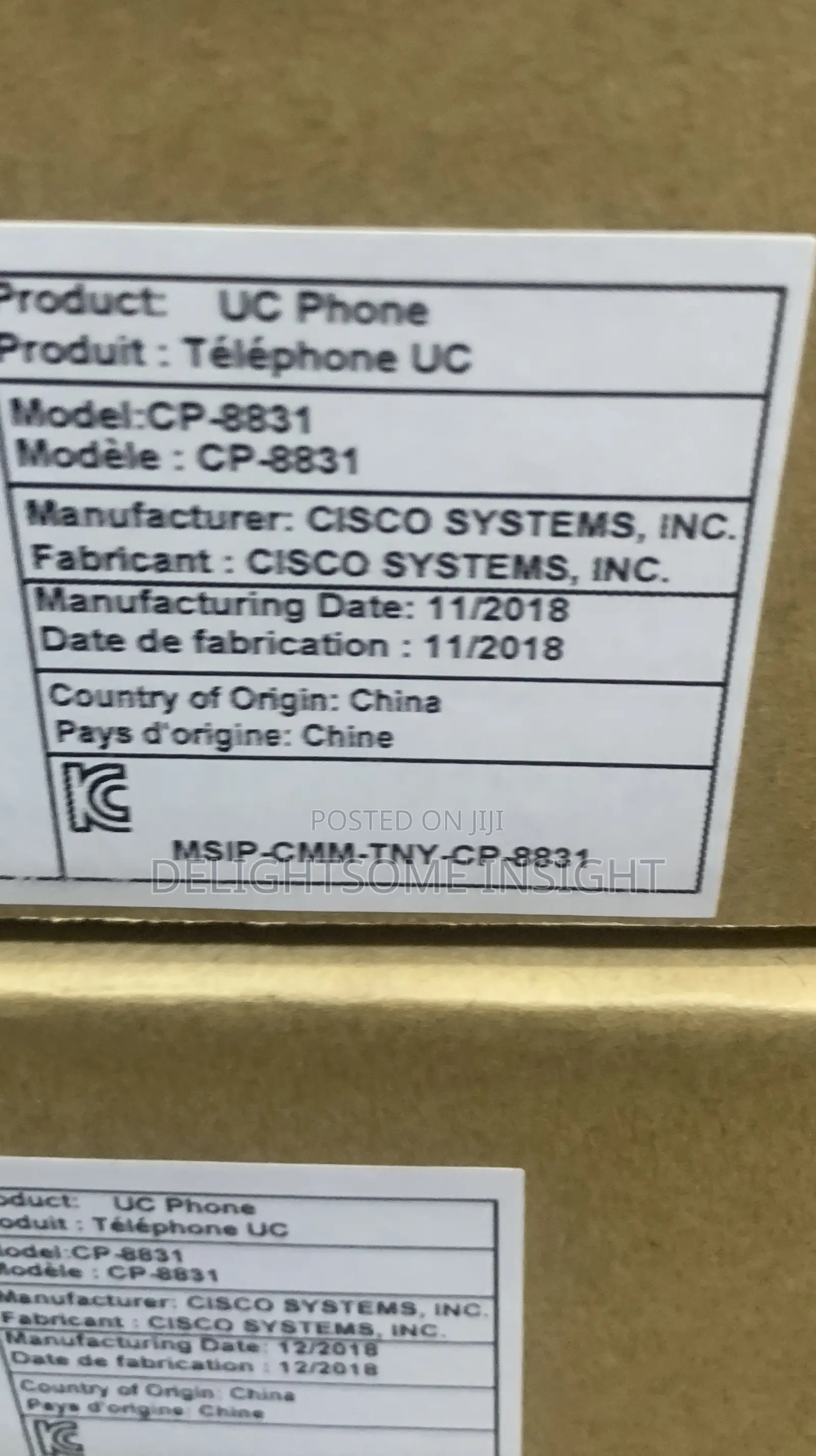 Brand New Cisco 8831 Unified Ip Conference Phone Daisy Chain Kit