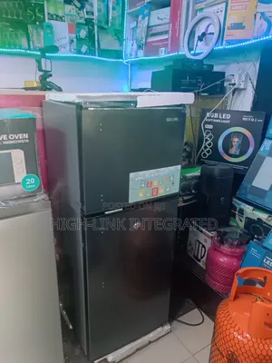 Skyrun Double-Door Top-Mount Refrigerator.