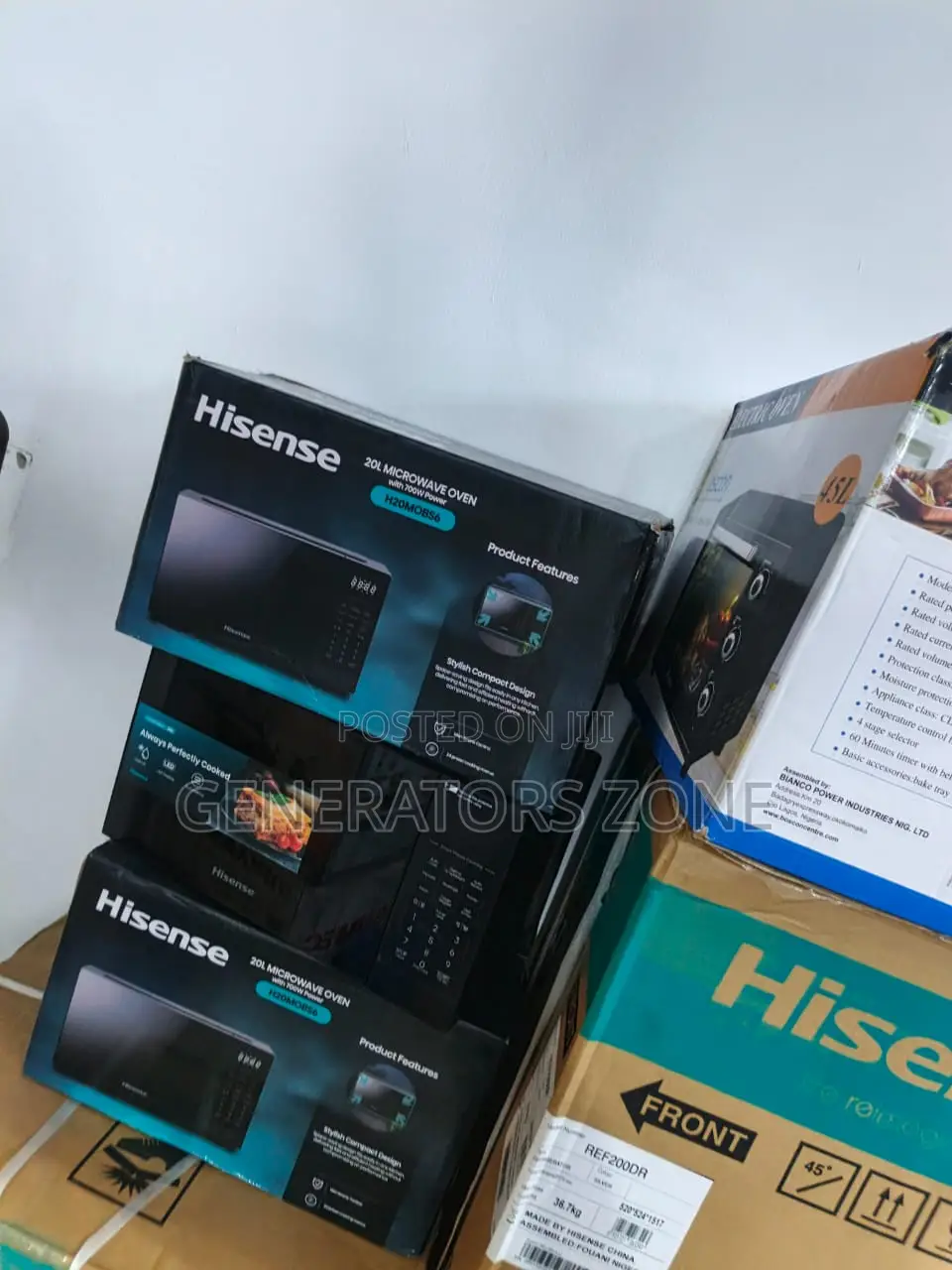 Black Hisense H20mobs6 700w Heating Microwave