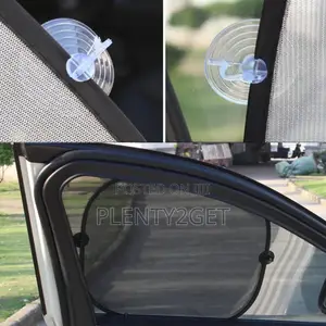 5-piece Uv-resistant Car Sun Shade Set– Universal Fit Polyester Mesh