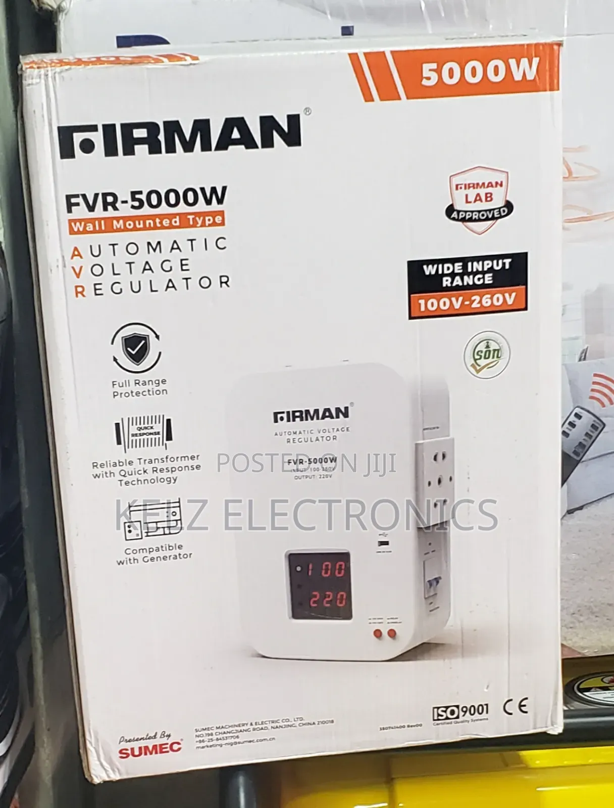 Firman 5000watts Wall Mount Stabilizer