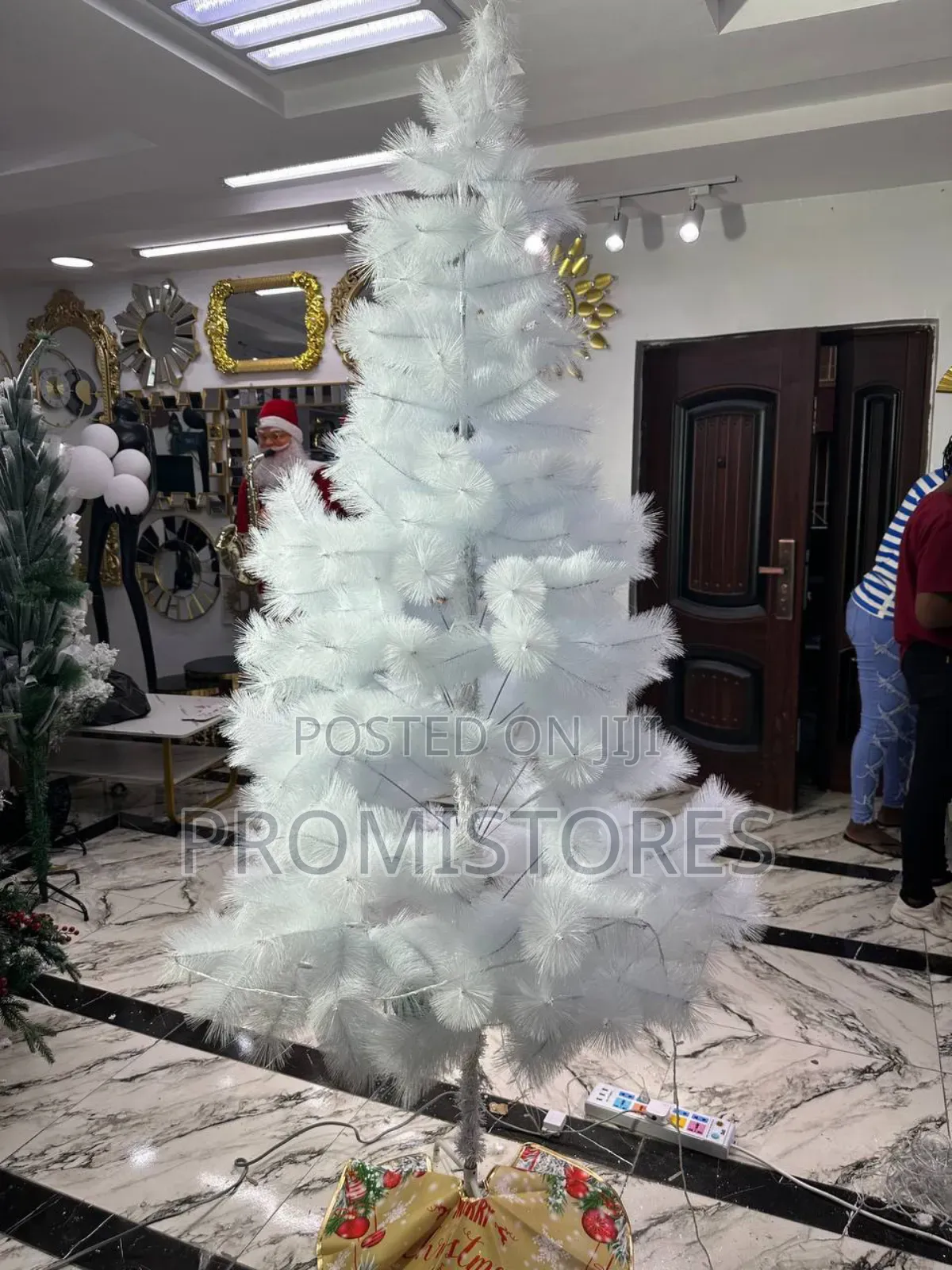 Pine Green/White Christmas Trees