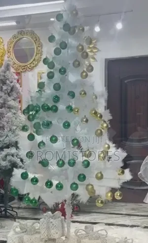 Pine Green/White Christmas Trees