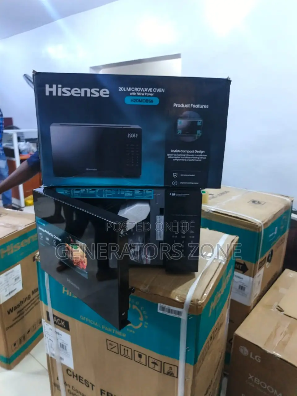 Hisense 20l Black Standard Microwave H20mobs6