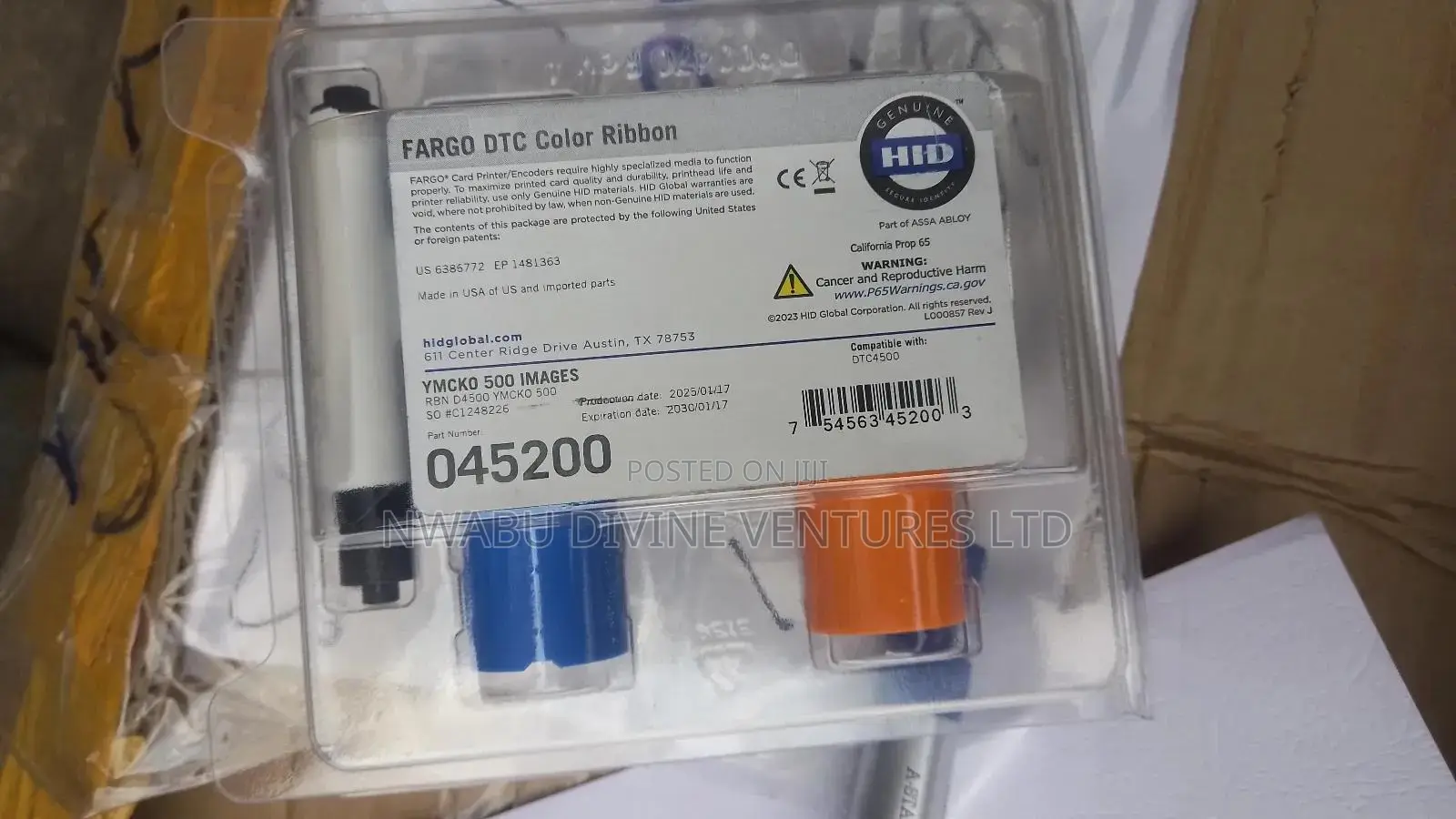 Hid Fargo Dtc4500e Id Card Printer