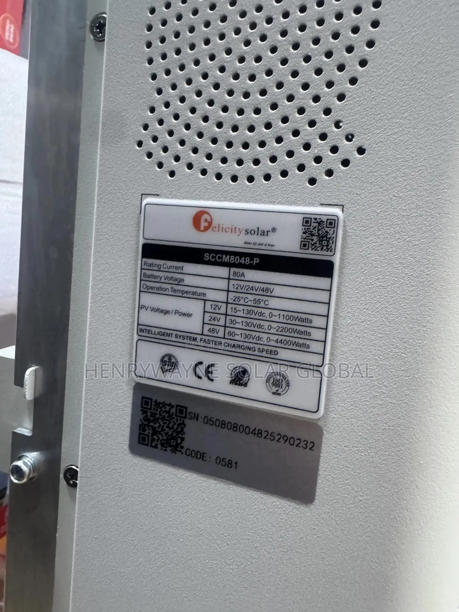 80ah Charge Controller (Felicity)