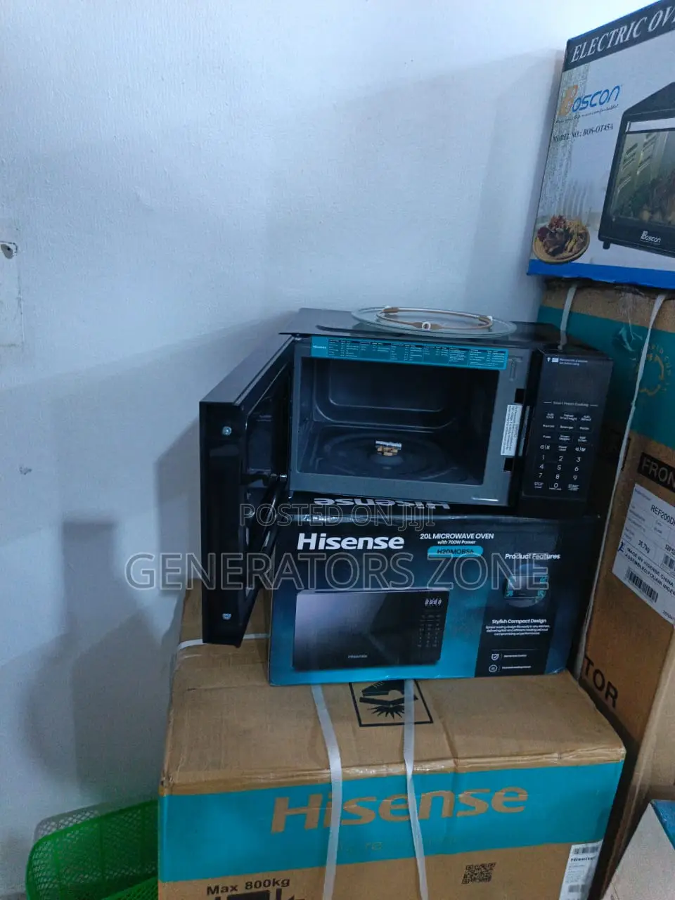 Black Hisense H20mobs6 20l Basic Microwave