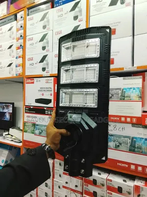 Solar Street Light With Triple Lens Camera
