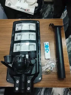 Solar Street Light With Triple Lens Camera