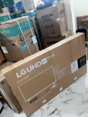 Original Lg 86" Uhd Tv 86up7550 – 3 Hdmi, 2 Usb, Wifi – Sealed Box