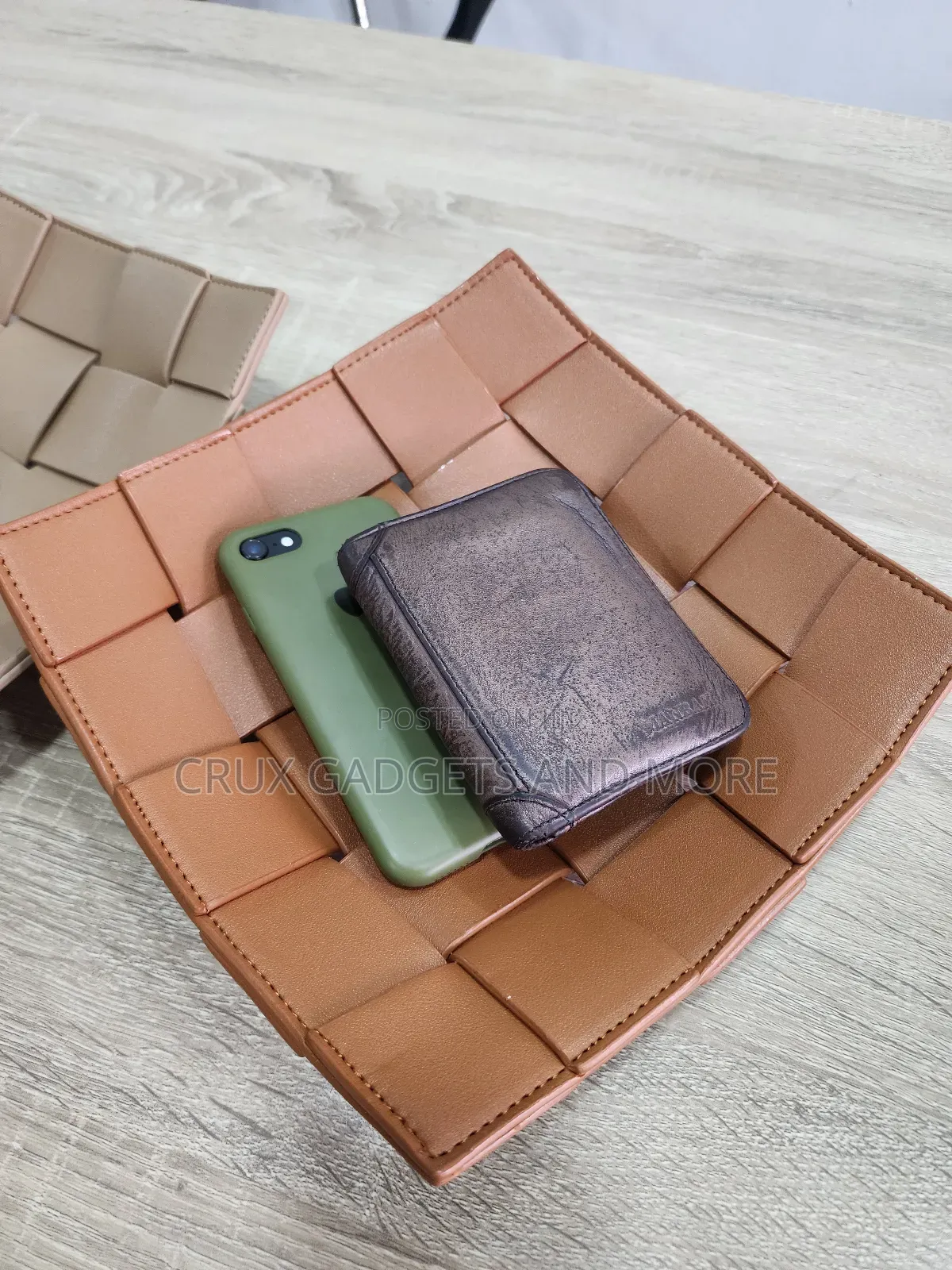 Leather Storage Tray