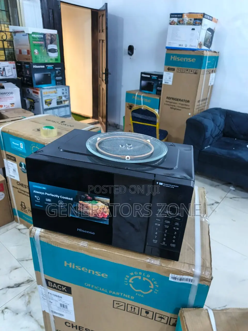 Hisense 20l Microwave Black Exterior H20mobs6