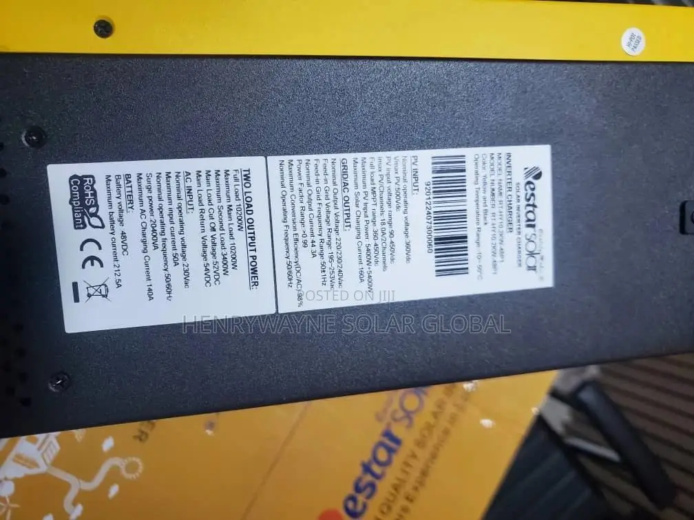 10kva Hybrid Inverter Restar
