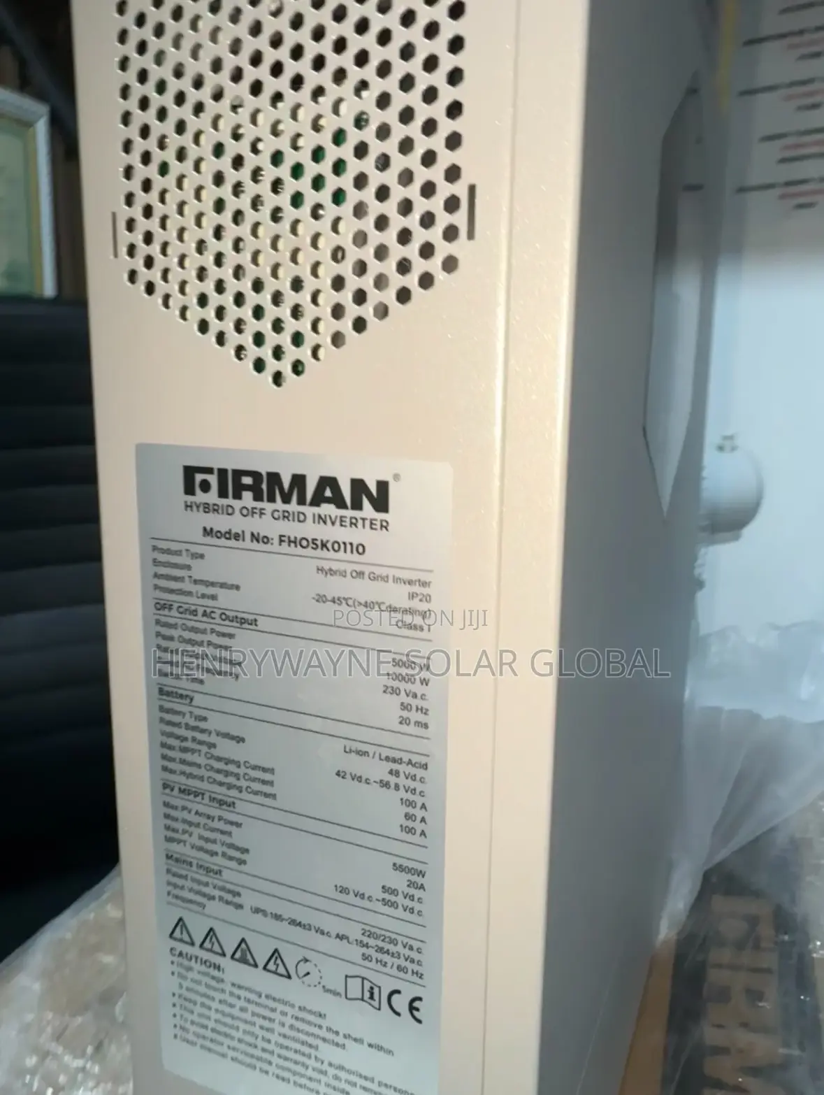 Fireman Inverter 5kva 48v