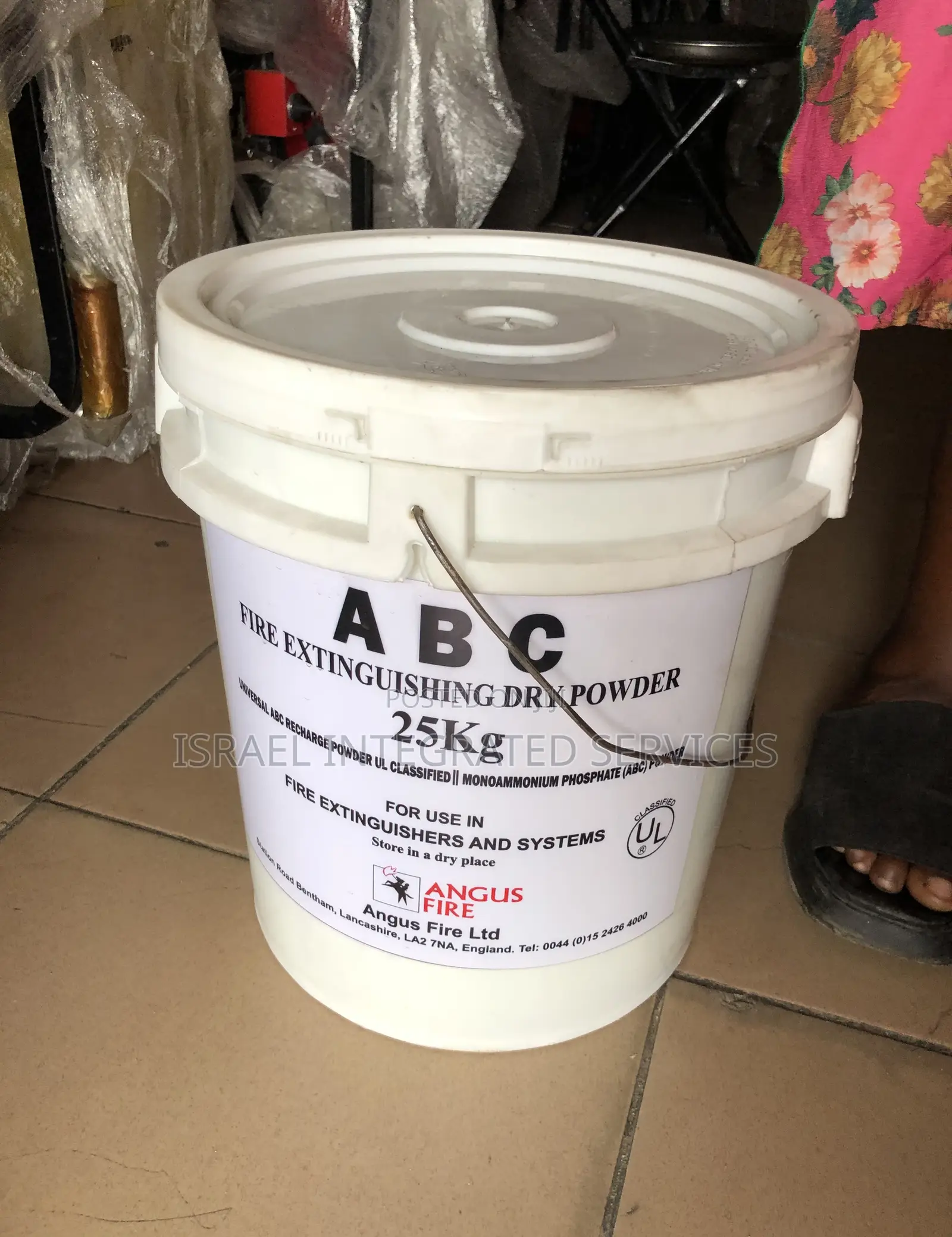 Abc Angus Fire Extinguisher Dry Powder (25kg) - Israel Integrated ...