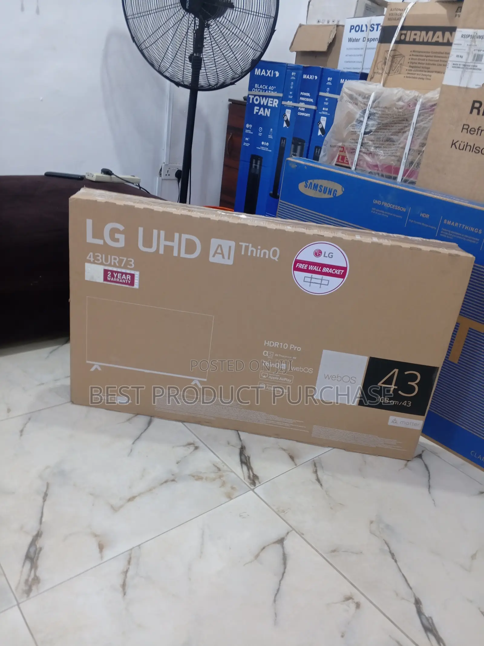 Original LG 43ur73 Uhd Smart TV - 60hz Refresh, Game Optimizer, Ear