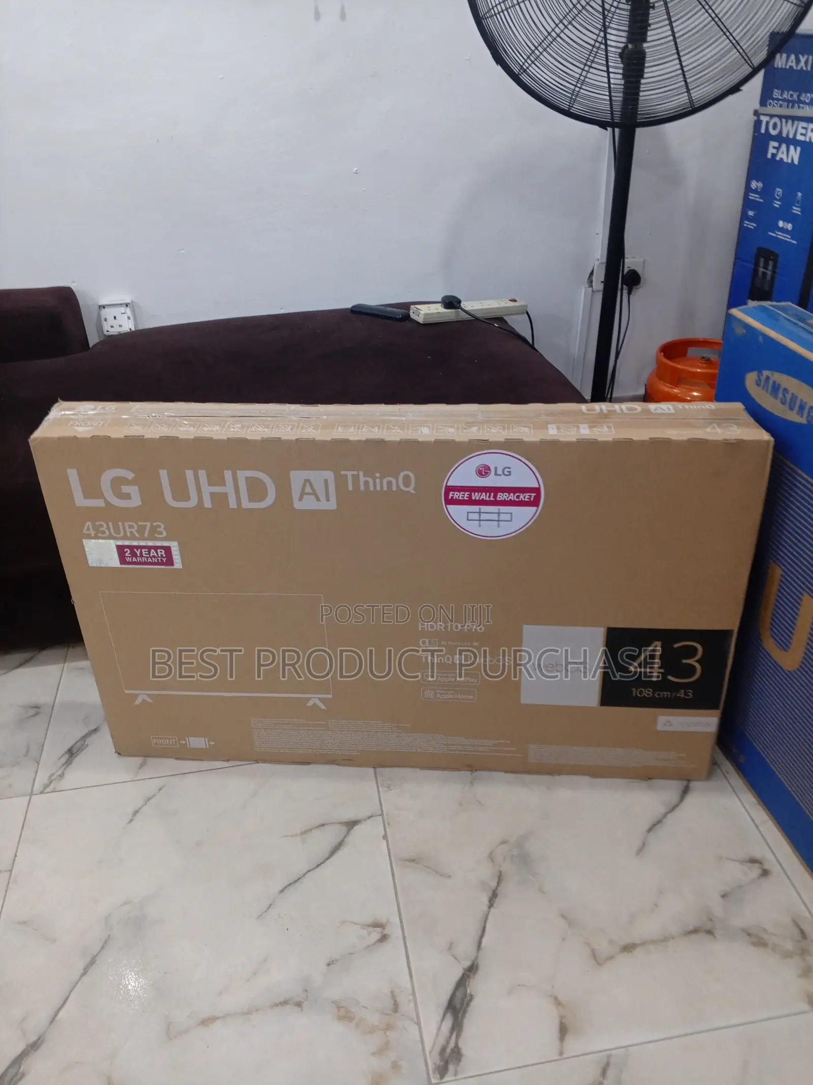 Original LG 43ur73 Uhd Smart TV - 60hz Refresh, Game Optimizer, Ear