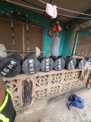 Handcrafted Concrete Dumbbells