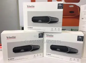 Sandisk Professional 26tb and 22tb G-Drive, External Hdd, Thunderbolt