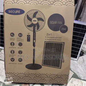 Rechargeable Fan With Solar Panel