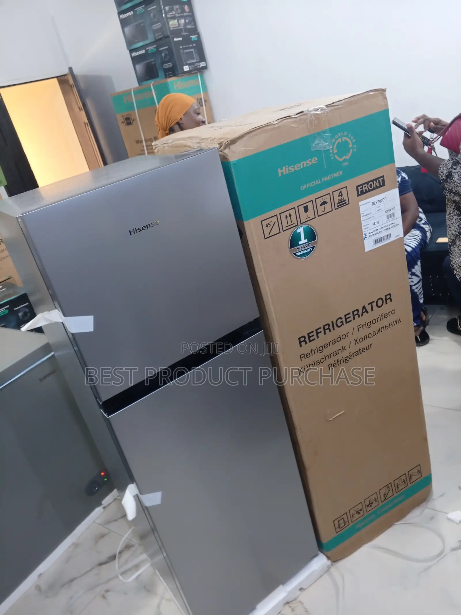 Original Hisense 200dr Top Mount Fridge – 154l, Low Power Consumption