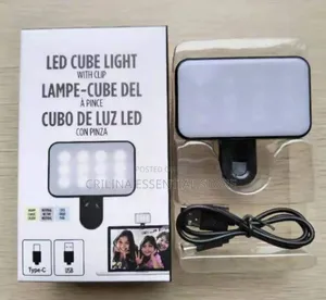 Mini Influencer Led Cube Light With Clip