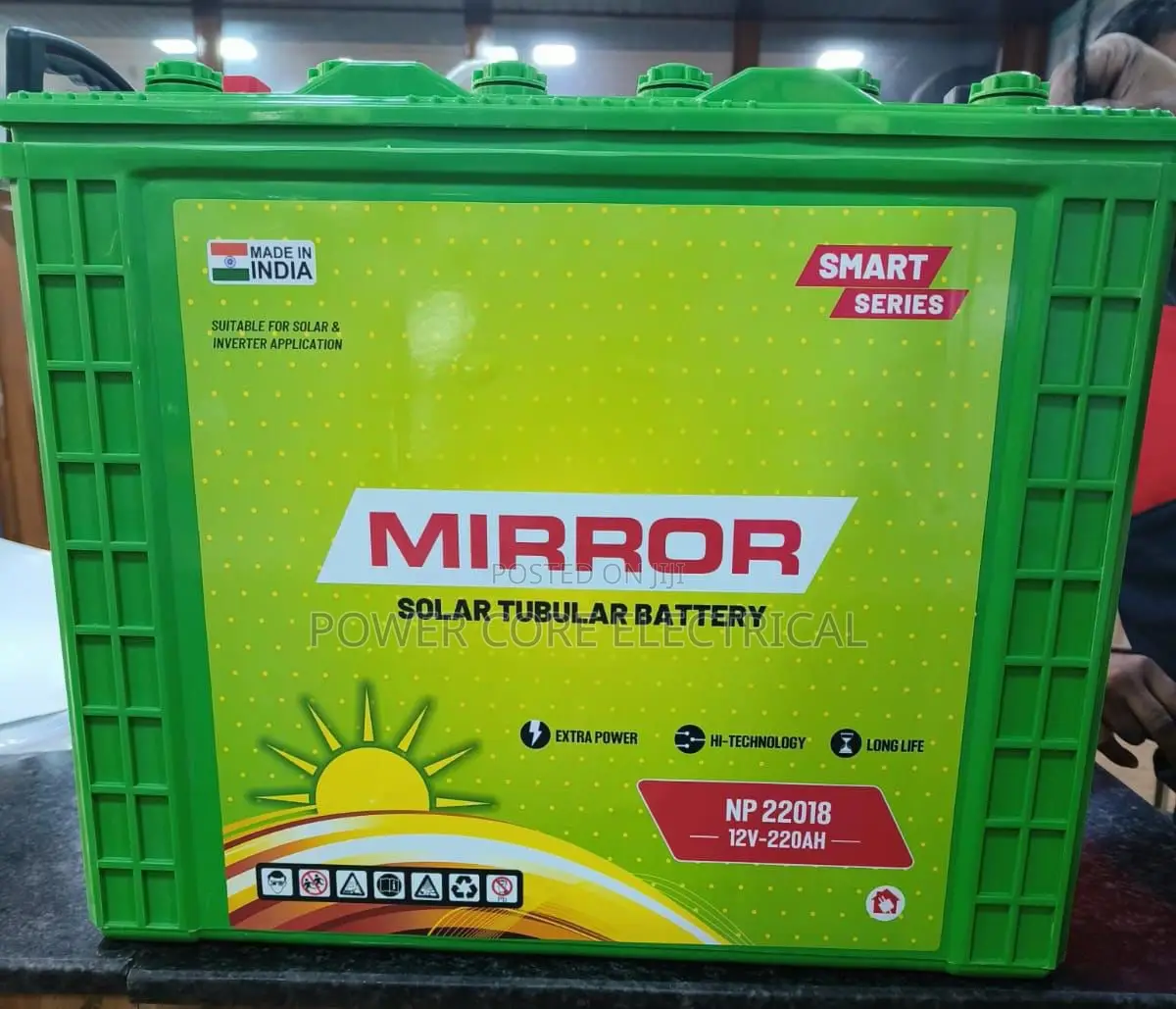 Mirror Solar Tubular Battery