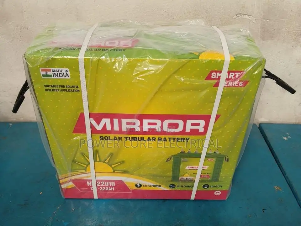 Mirror Solar Tubular Battery