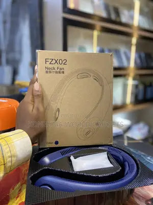 Fzx02 Neck Fan – Rechargeable Portable Cooling (Blue)