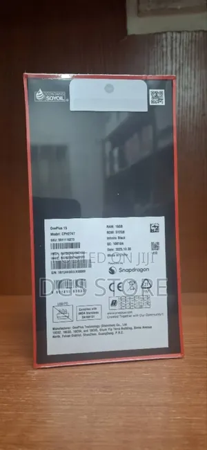 New OnePlus 15 512 GB Black