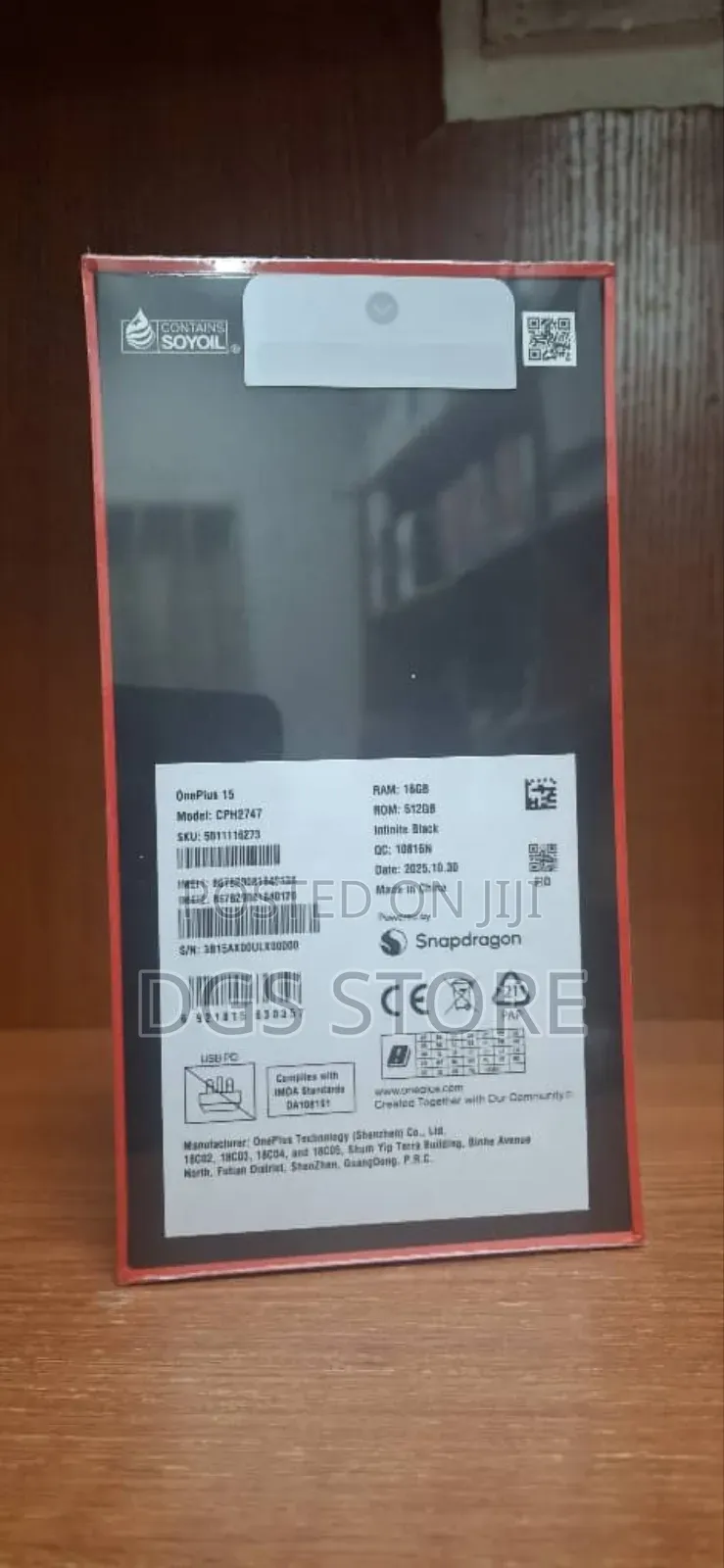 New OnePlus 15 512 GB Black